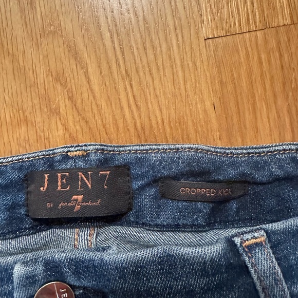 Women’s Jen 7 by 7 for all mankind, plus size cropped kick flare jeans - Picture 2 of 5